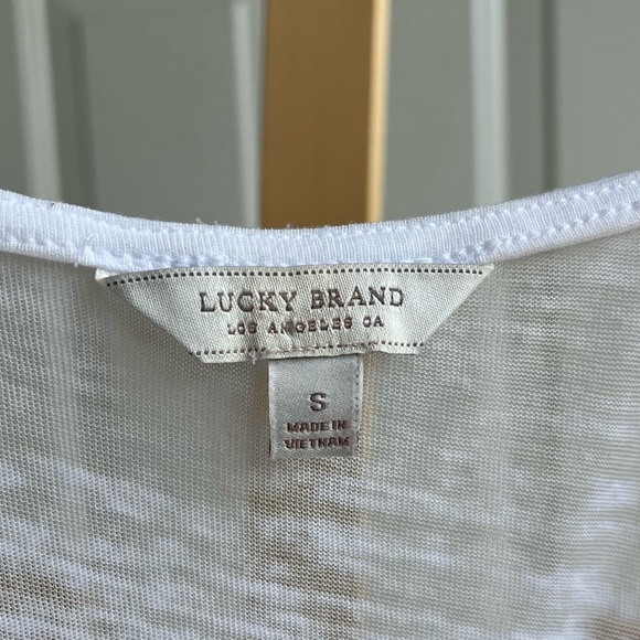 Lucky Brand ruffle top size Small - Picture 4 of 4